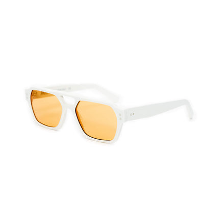 Ego sunglasses in white and orange from Ameos