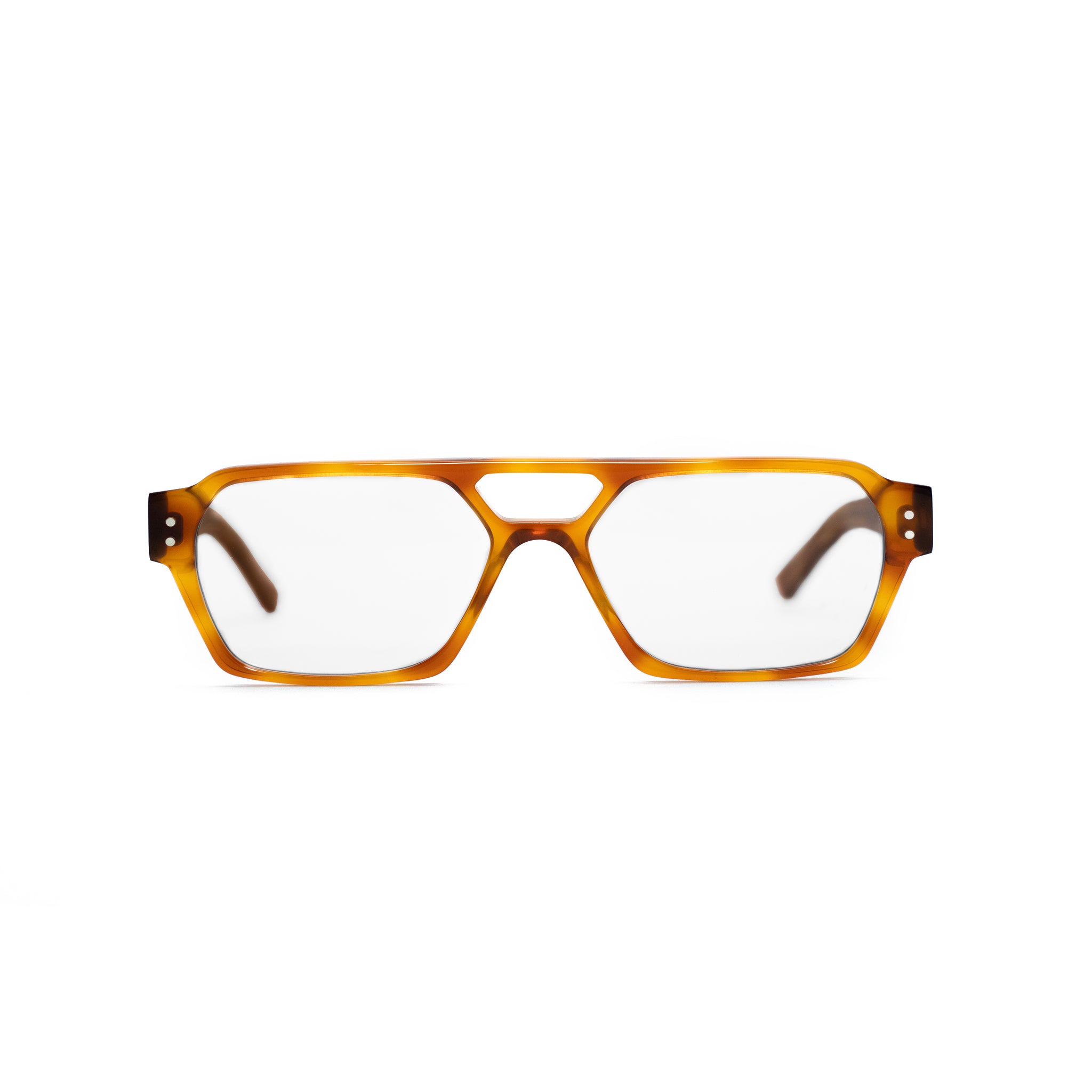 Ego optical glasses in tortoise from Ameos Eyewear.