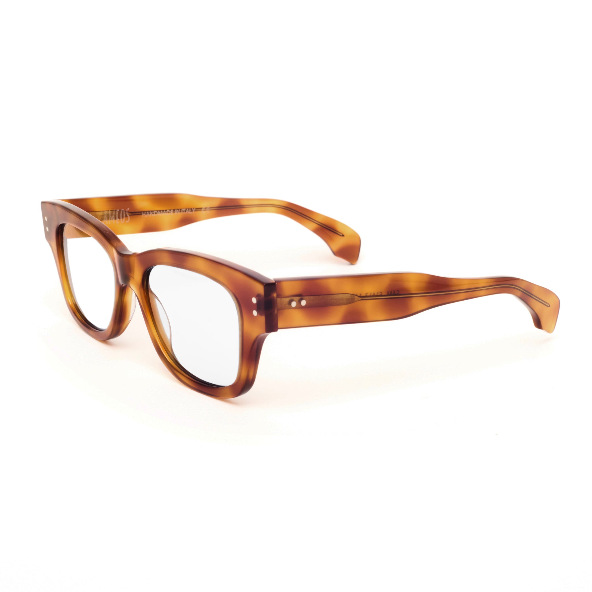 Ameos Forever collection Sam optical glasses. Tortoise frames and unisex eyewear.