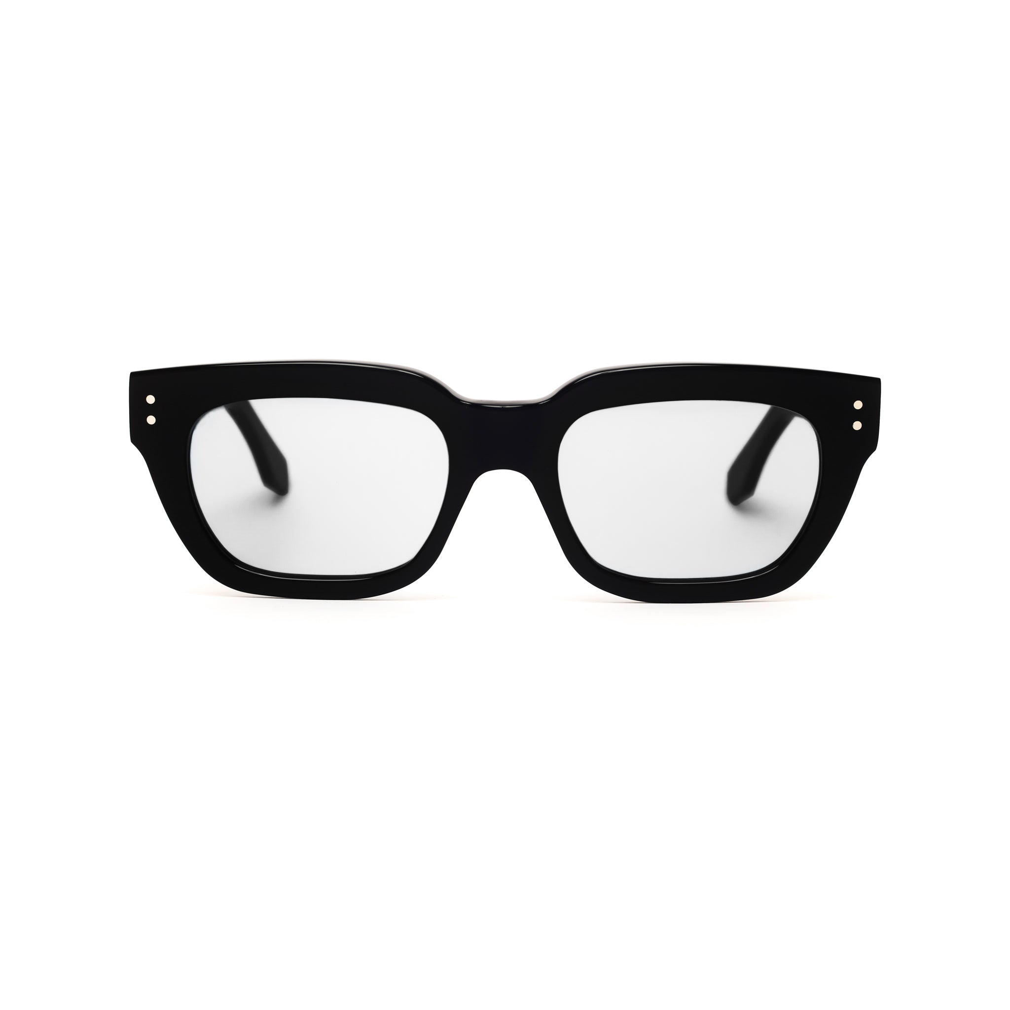 Ameos Forever collection Kai optical glasses. Black frames and unisex eyewear.