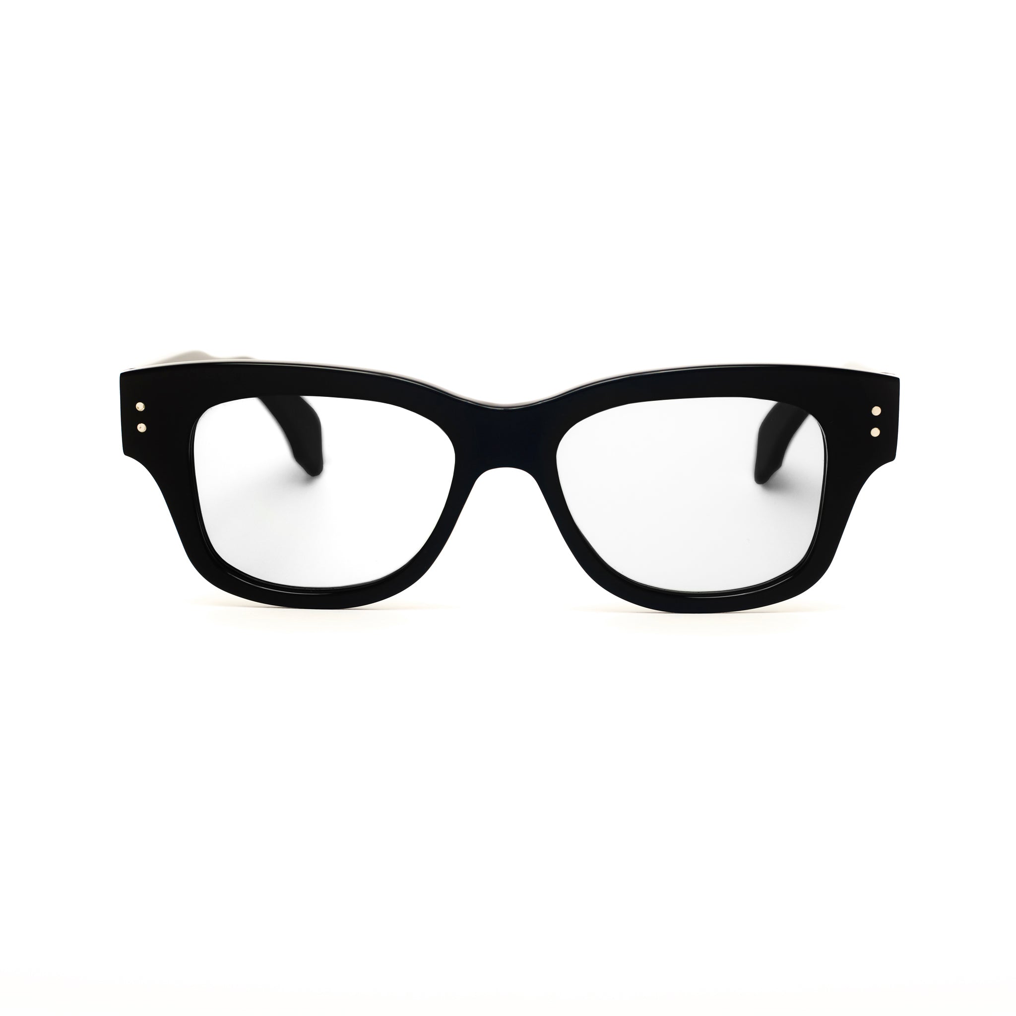 Ameos Forever collection Rio optical glasses. Black frames and unisex eyewear.