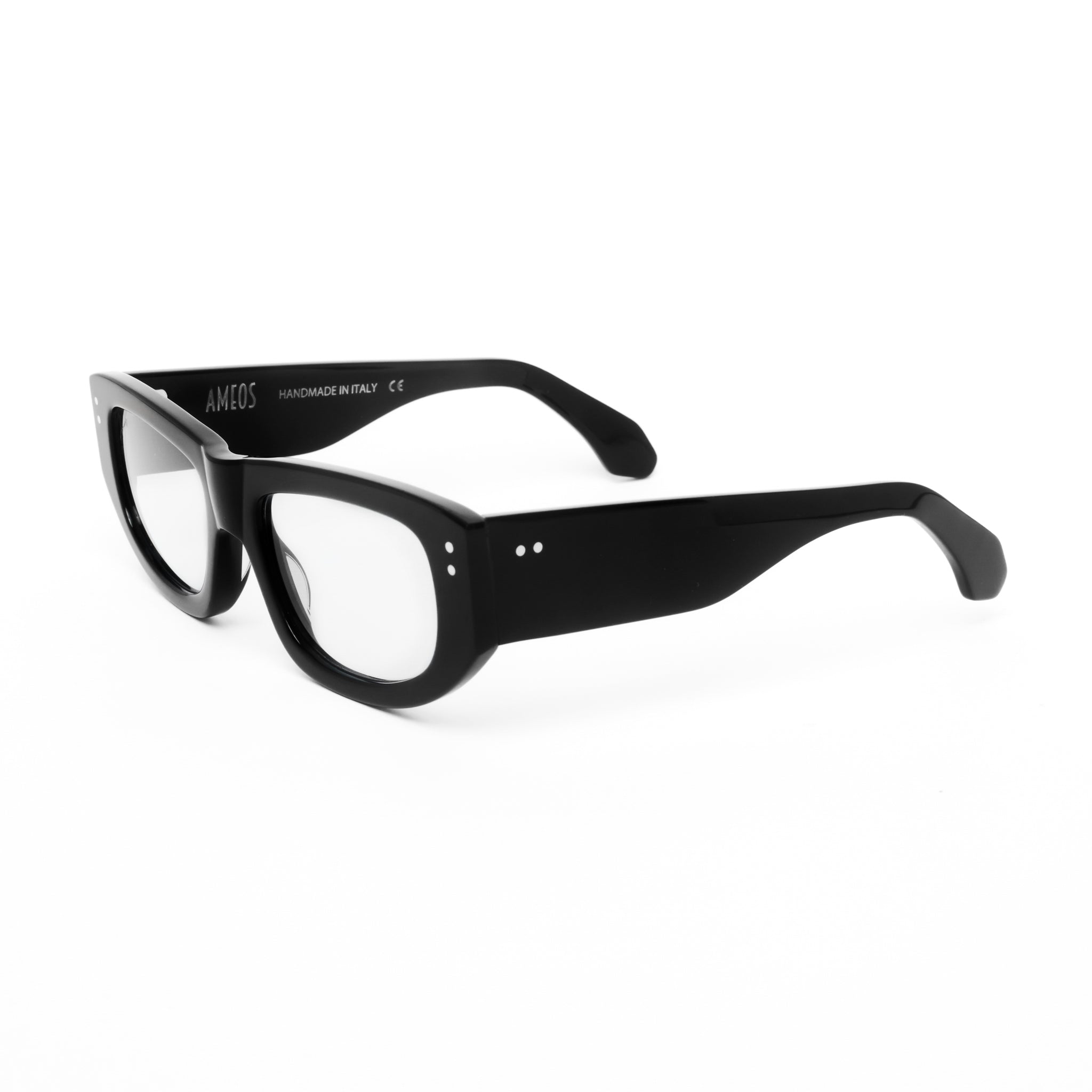 Ameos Forever collection Max optical glasses. Black frames and unisex eyewear