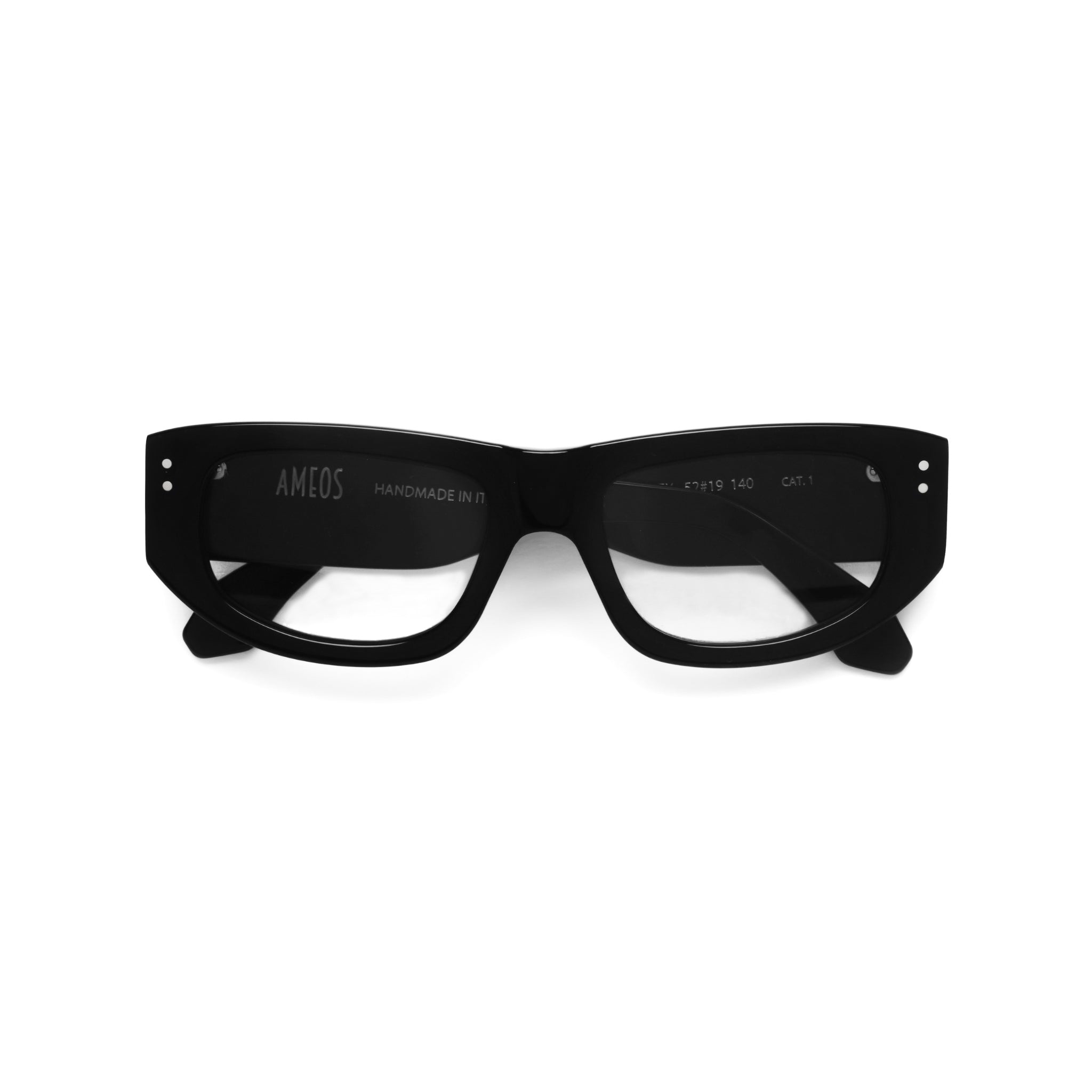 Ameos Forever collection Max optical glasses. Black frames and unisex eyewear