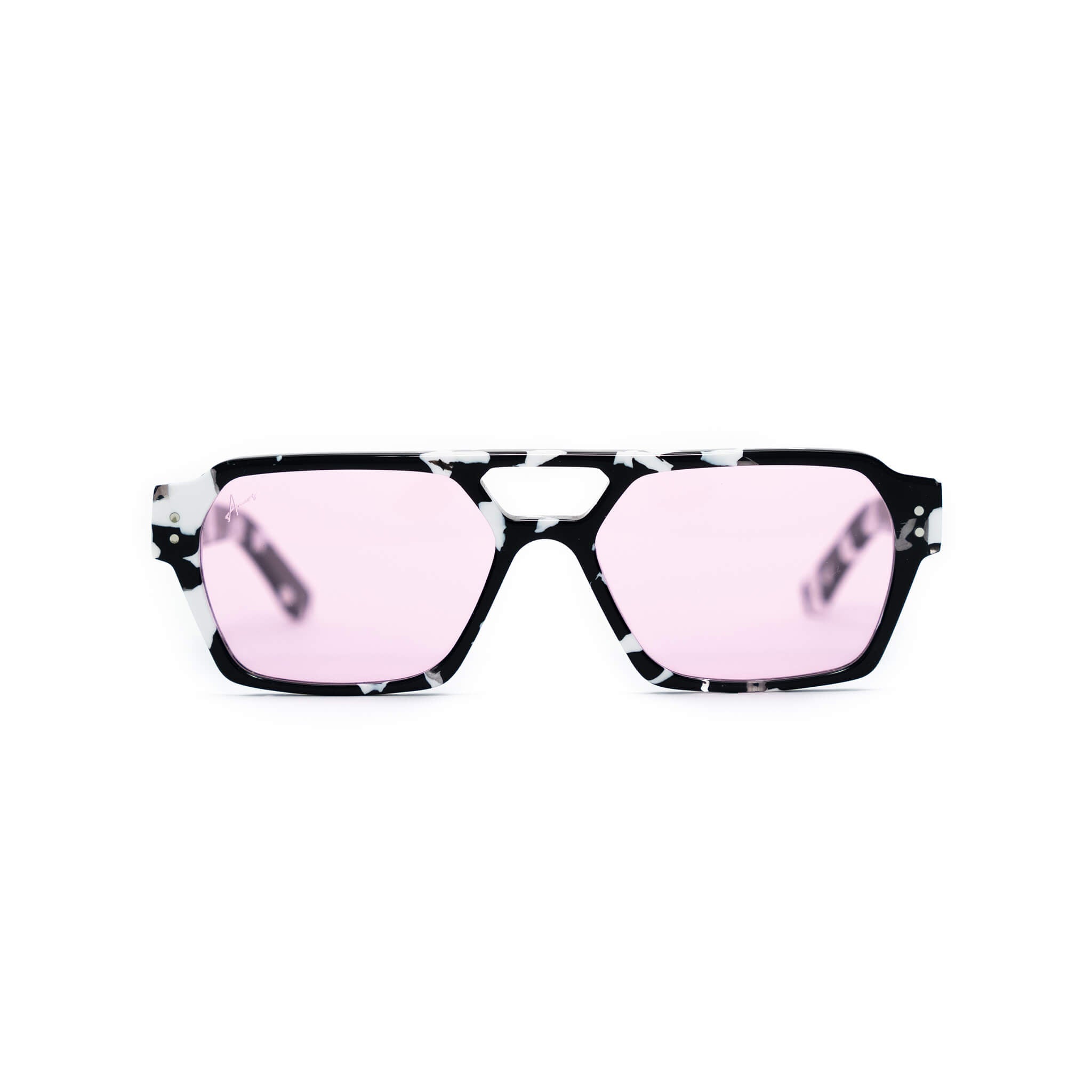 Ego sunglasses from Ameos in black & white and pink