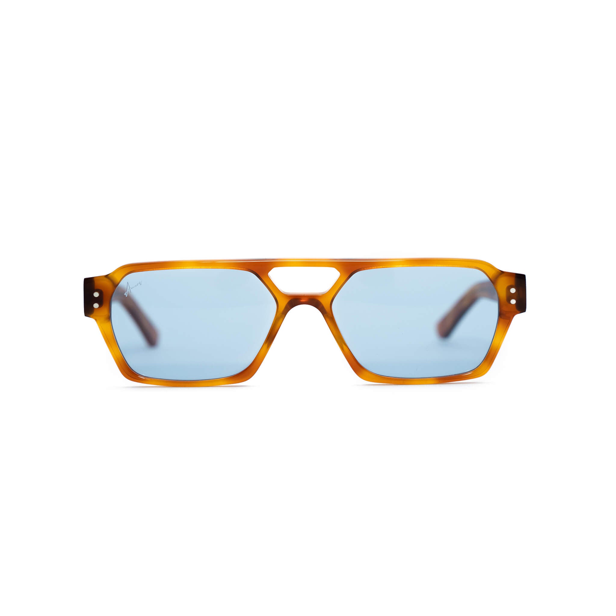 Ego sunglasses in tortoise and light blue from Ameos