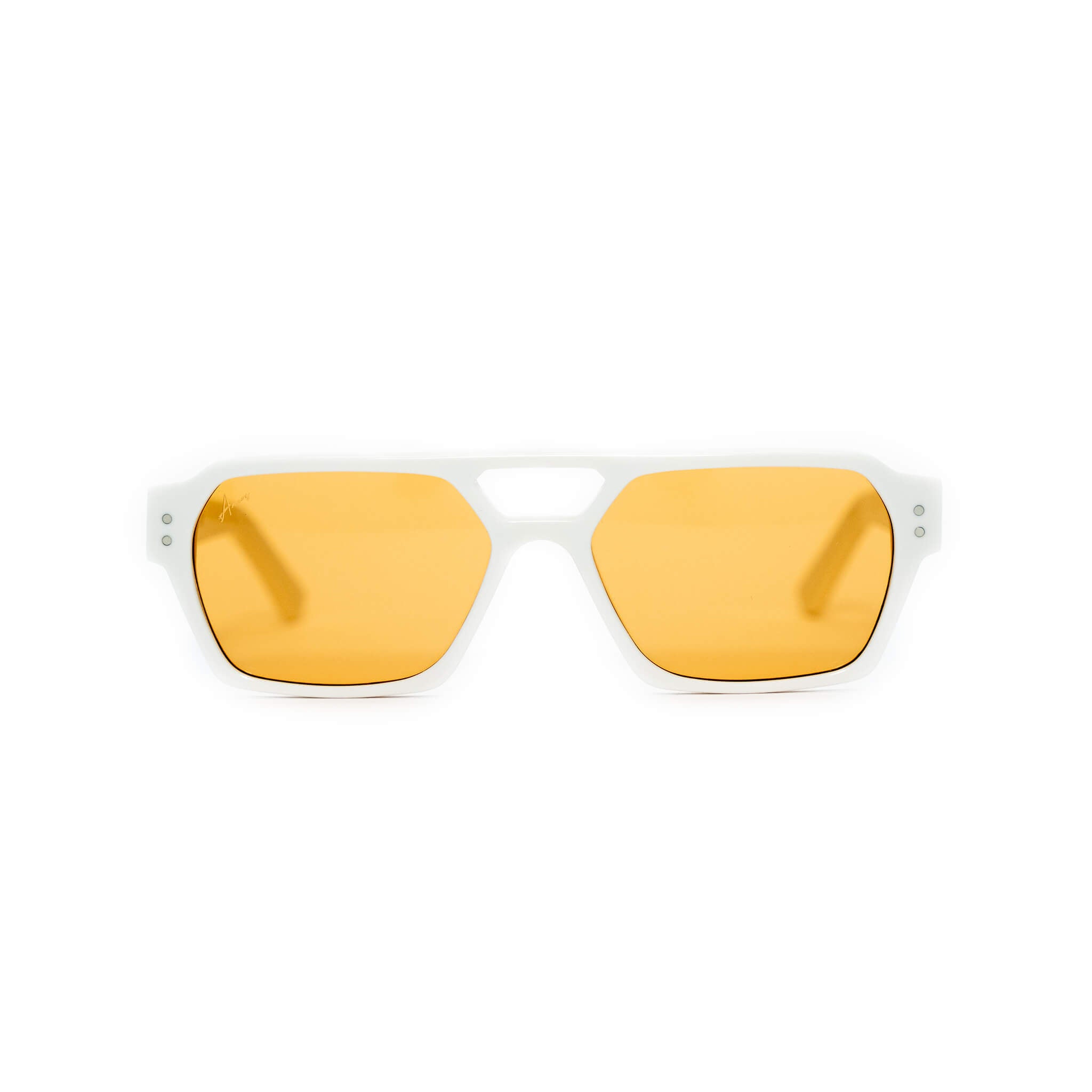 Ego sunglasses in white and orange from Ameos